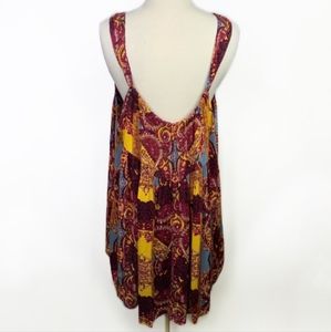 Robe Free People Count Me In Trapeze Mini - Rouge - Taille XS - Neuf